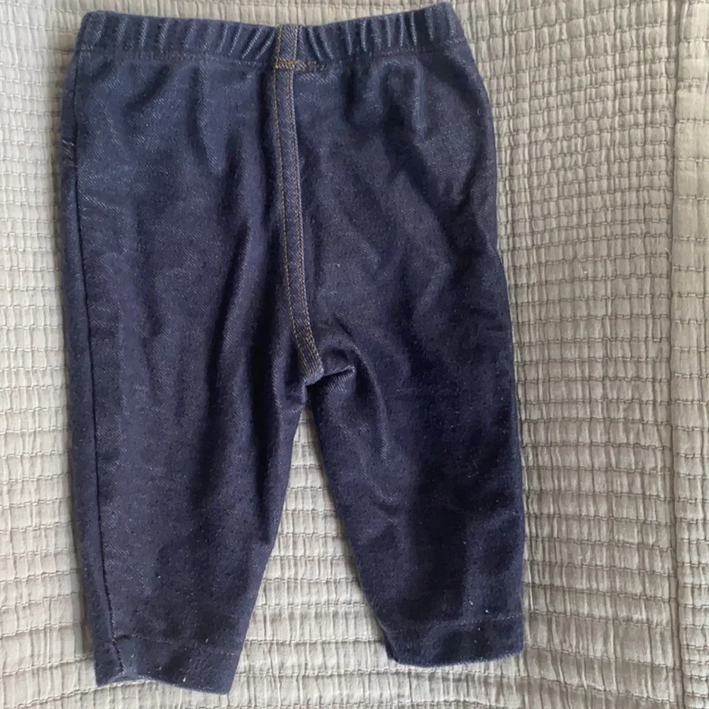 Carter’s baby denim in sizes 3, 6, 9 and 18 months